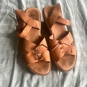 Korkease leather platforms 10 used.